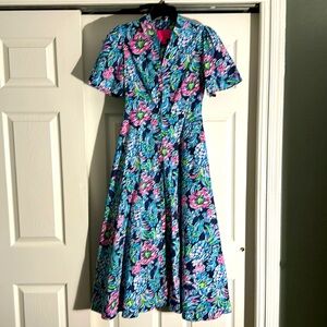 Lilly Pulitzer midi dress size 4